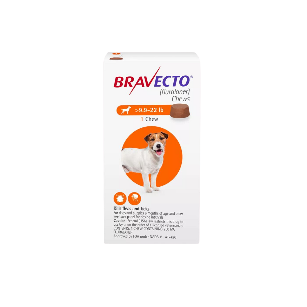 Bravecto Antiparasitario Perros De 4 5 A 10 Kg Tableta 250 Mg Bio Vets