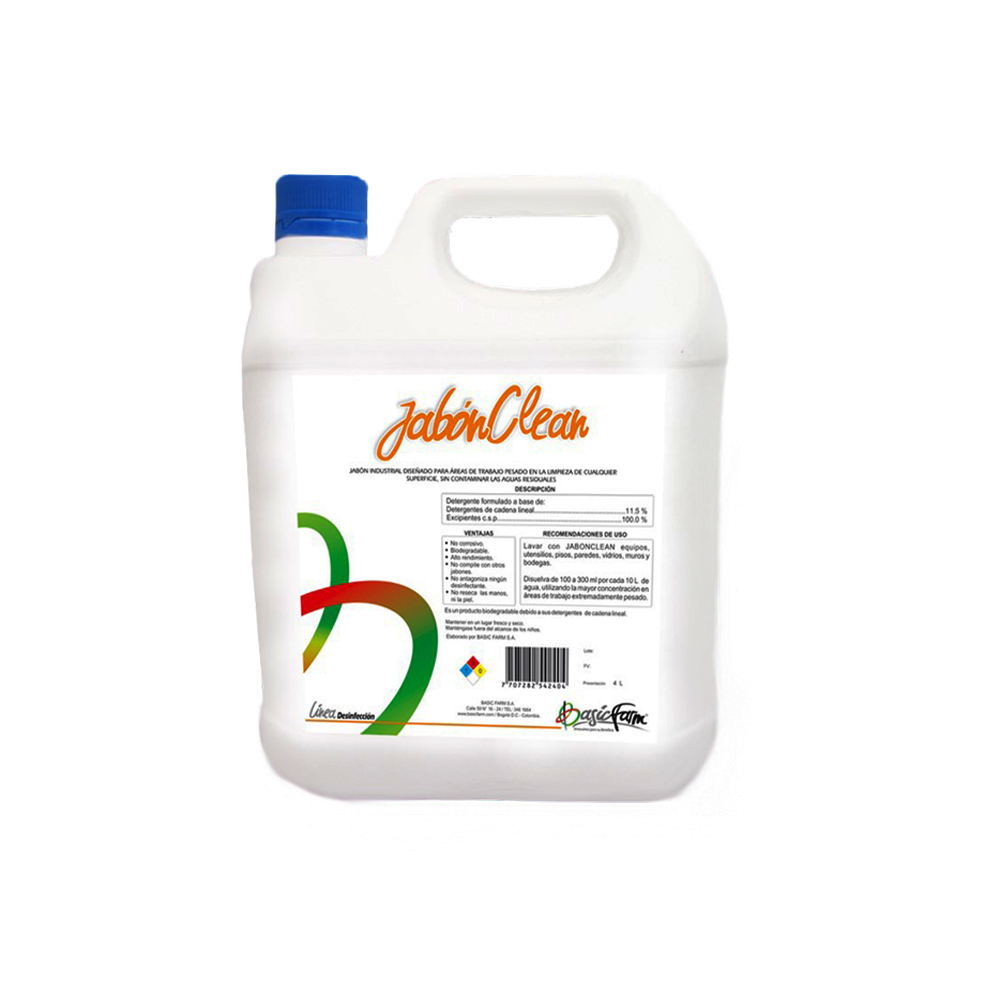 JABON CLEAN 4 LITROS