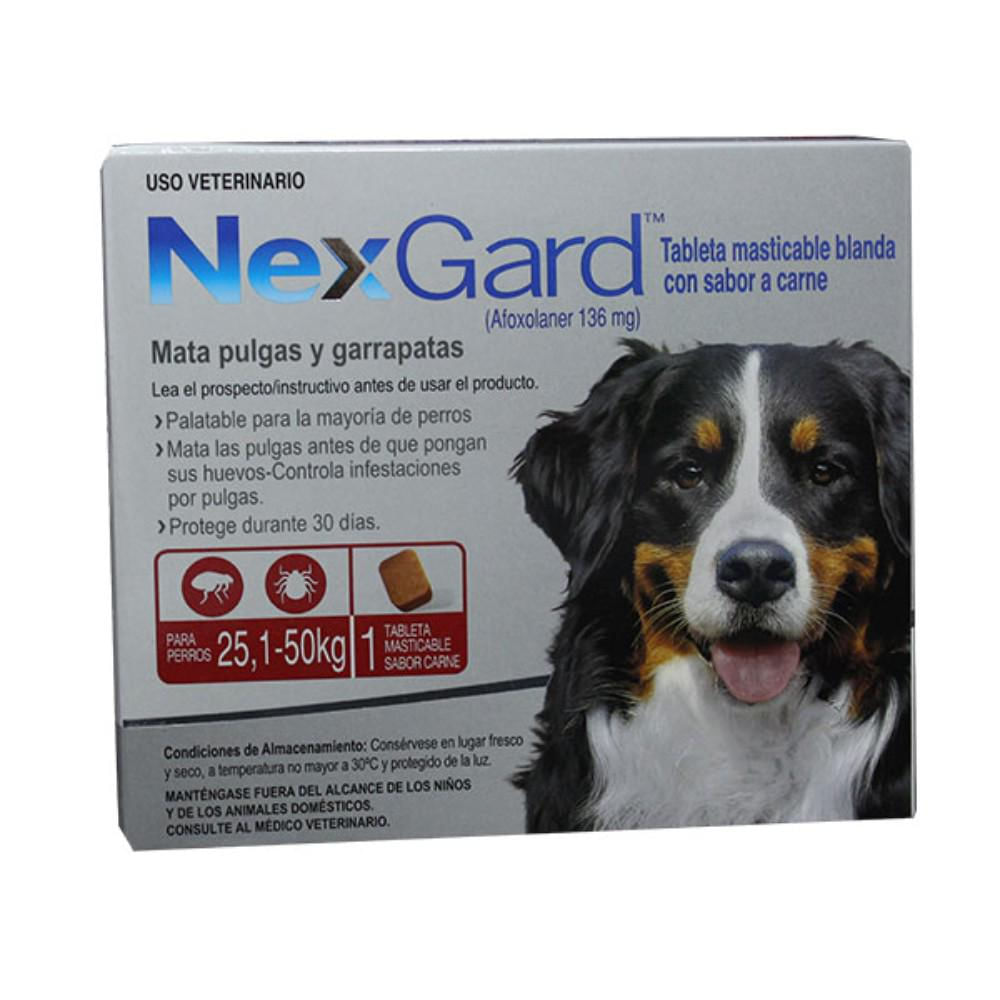 NEXGARD XL 25 - 50KG(VINO TINTO)
